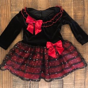 Kid’s - Bonnie Baby Holiday Dress - Size: 12-month